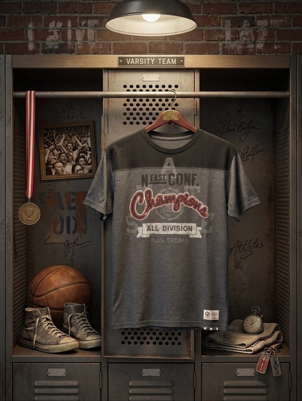 Champions Graphic Tee - Gray
